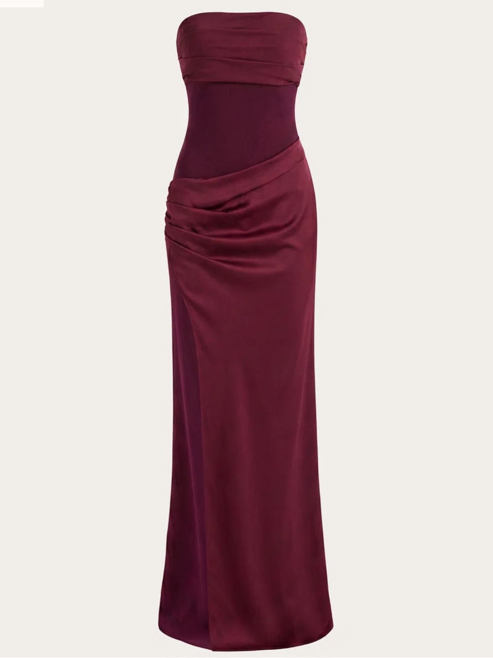 Peppermayo Strapless Plum Maxi Dress - Picture 7 of 15